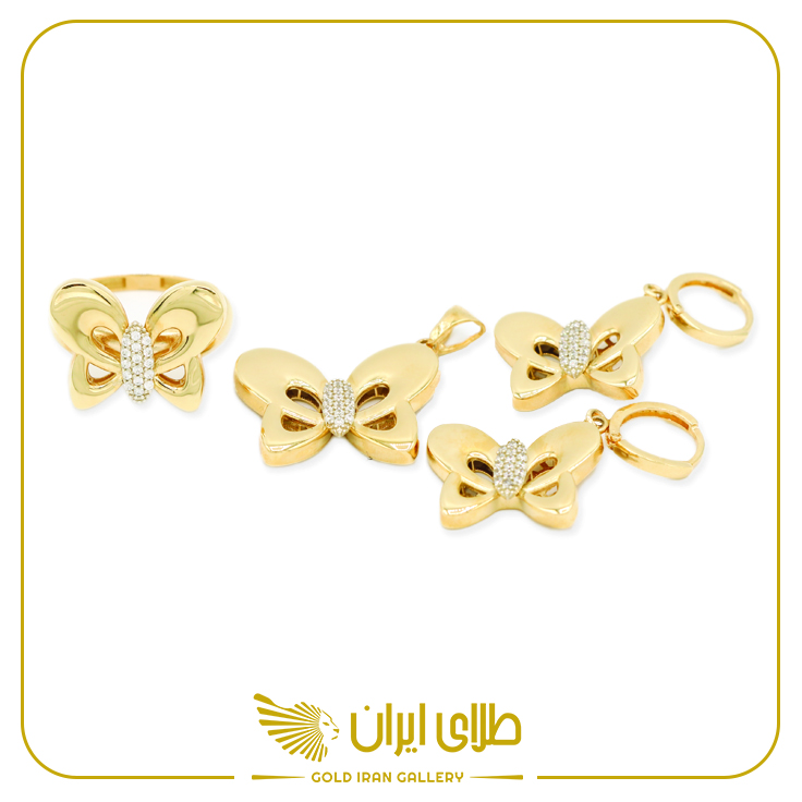 نیم ست پروانه ریناس