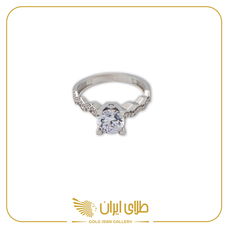 انگشتر سولیتر پریزما تک نگین