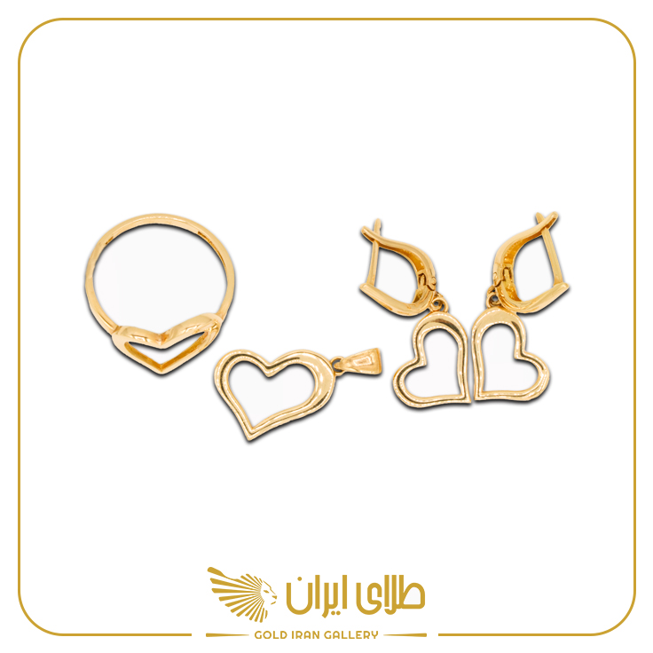 نیم ست قلبی دیوان