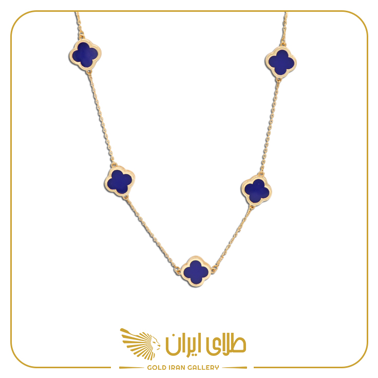 گردنبد ونکلیف پارسیس آبی