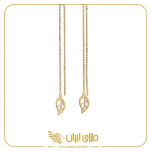 گوشواره بخیه گلدین برگ