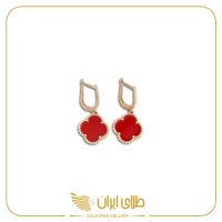 گوشواره ونکلیف پارسیس قرمز