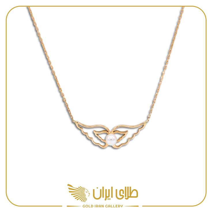 گردنبند بال فرشته مروارید