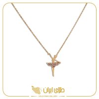 گردنبند بالرین نگین دار
