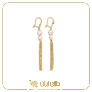 گوشواره مرواریدی زرنگار