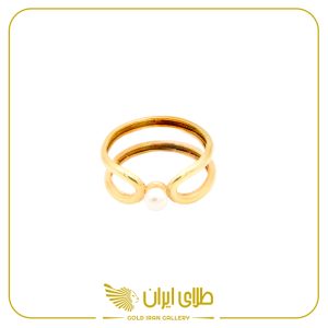 (انگشتر مروارید)انگشتر زرد