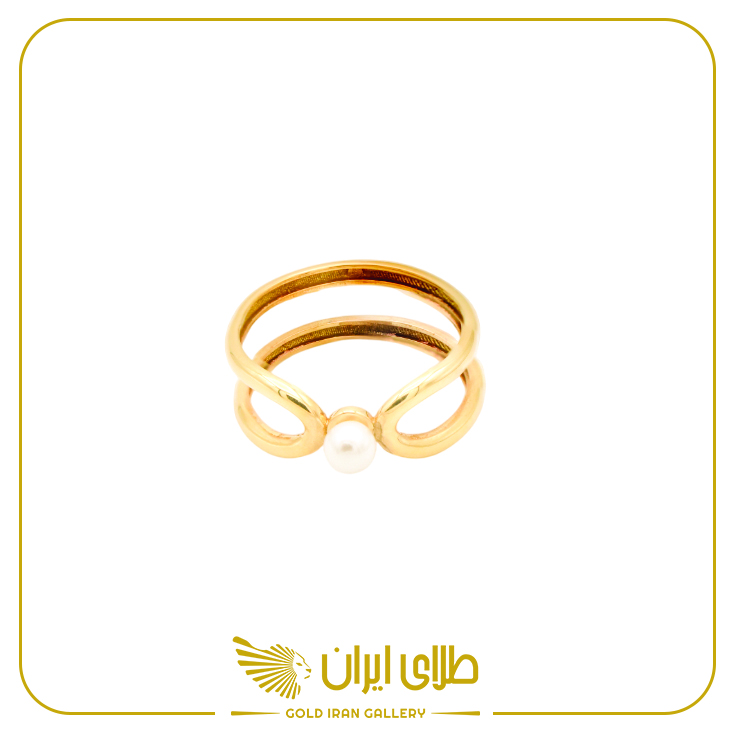 (انگشتر مروارید)انگشتر زرد