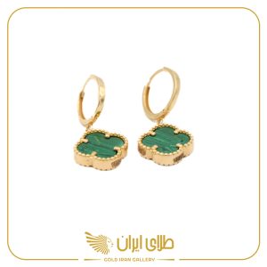 گوشواره ونکلیف سبز