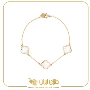 دستبند ون کلیف پارسیس سفید