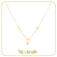 گردنبند مینیمال گوی و دایره