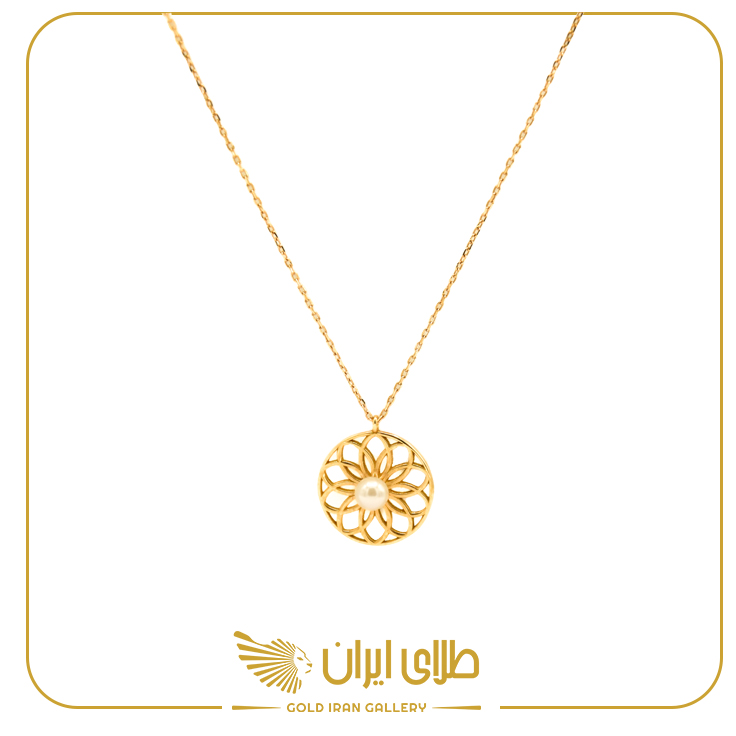 گردنبند گل مروارید