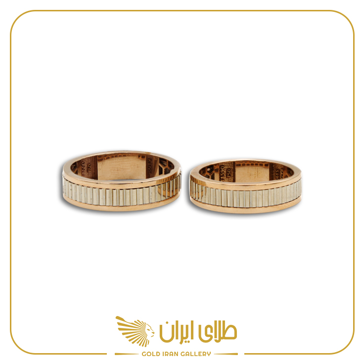 حلقه ست تراش دو رنگ