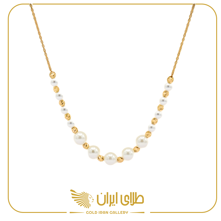 گردنبند مروارید زرنگار