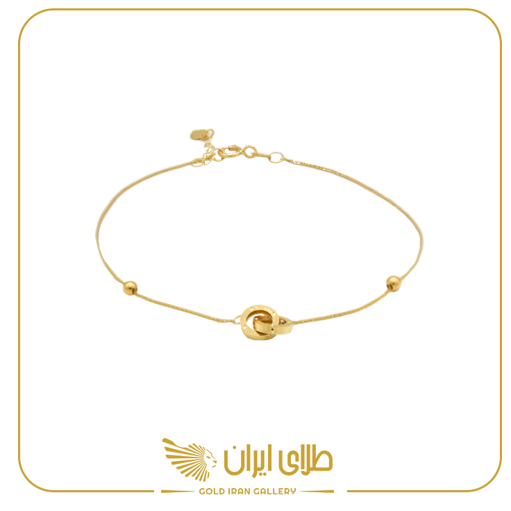 دستبند مینیمال گوی و دایره