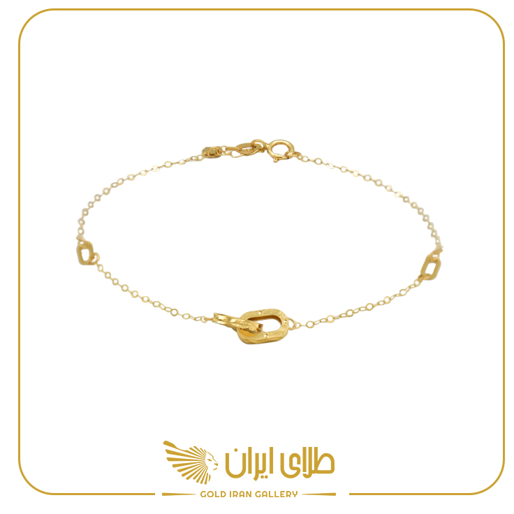 دستبند مینیمال بیضی