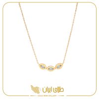 گردنبند زبرا سه نگین