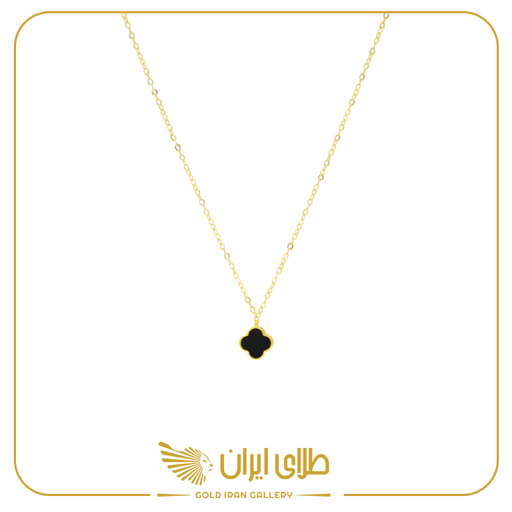 گردنبند مینیمال ونکلیف مشکی