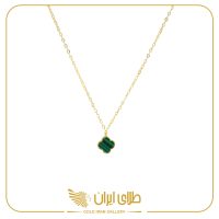 گردنبند مینیمال ونکلیف سبز
