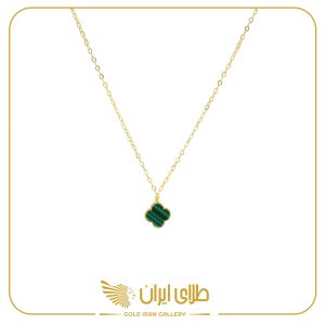 گردنبند مینیمال ونکلیف سبز