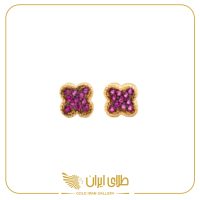 گوشواره میخی ونکلیف سرخابی