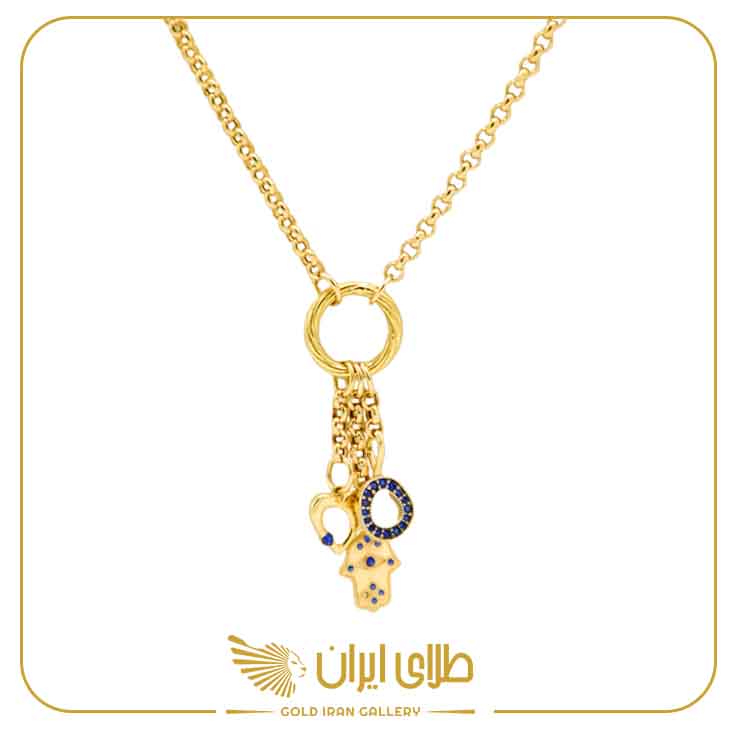 گردنبند آویز طلا بازی