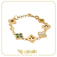 دستبند ونکلیف سبز و سفید